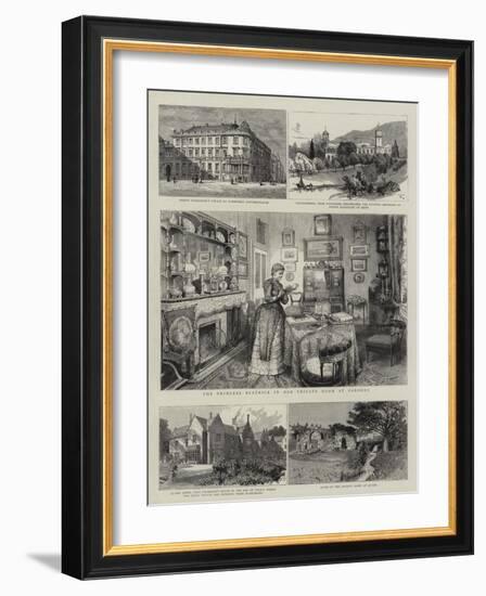 The Royal Homes-Godefroy Durand-Framed Giclee Print