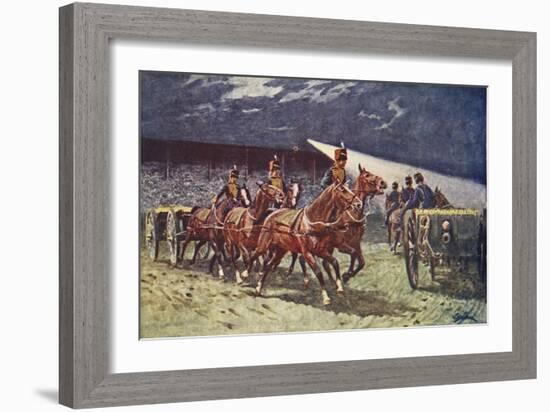 The Royal Horse Artillery Drive at the Searchlight Tattoo-William Barnes Wollen-Framed Giclee Print