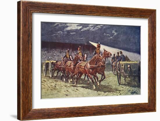 The Royal Horse Artillery Drive at the Searchlight Tattoo-William Barnes Wollen-Framed Giclee Print