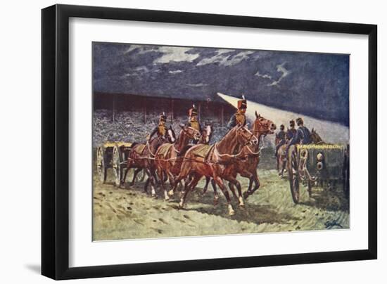 The Royal Horse Artillery Drive at the Searchlight Tattoo-William Barnes Wollen-Framed Giclee Print