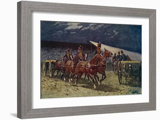 The Royal Horse Artillery Drive at the Searchlight Tattoo-William Barnes Wollen-Framed Giclee Print