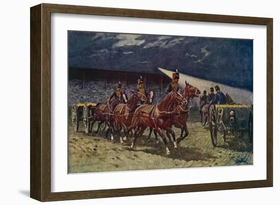 The Royal Horse Artillery Drive at the Searchlight Tattoo-William Barnes Wollen-Framed Giclee Print