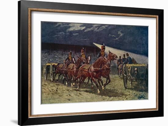 The Royal Horse Artillery Drive at the Searchlight Tattoo-William Barnes Wollen-Framed Giclee Print