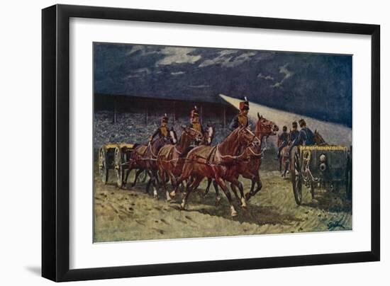 The Royal Horse Artillery Drive at the Searchlight Tattoo-William Barnes Wollen-Framed Giclee Print