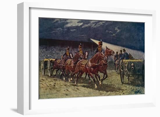 The Royal Horse Artillery Drive at the Searchlight Tattoo-William Barnes Wollen-Framed Giclee Print