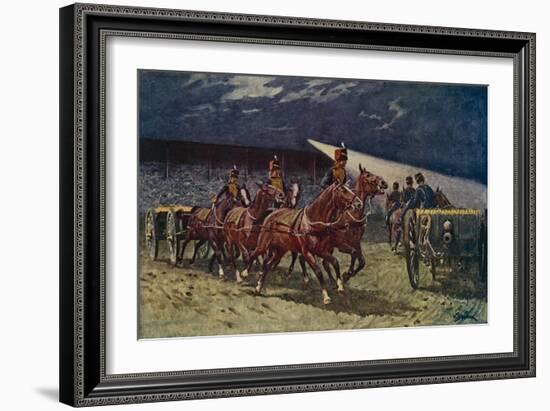 The Royal Horse Artillery Drive at the Searchlight Tattoo-William Barnes Wollen-Framed Giclee Print