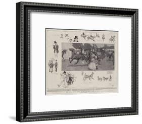 The Royal Horse Show in the Old Deer Park, Richmond-Frank Craig-Framed Giclee Print