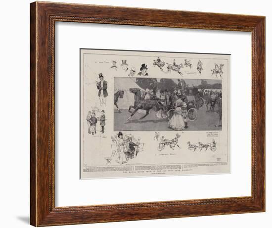 The Royal Horse Show in the Old Deer Park, Richmond-Frank Craig-Framed Giclee Print