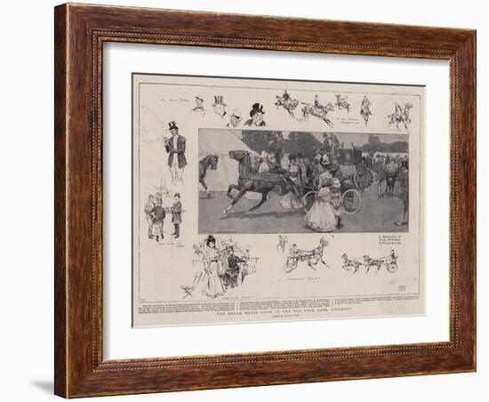 The Royal Horse Show in the Old Deer Park, Richmond-Frank Craig-Framed Giclee Print