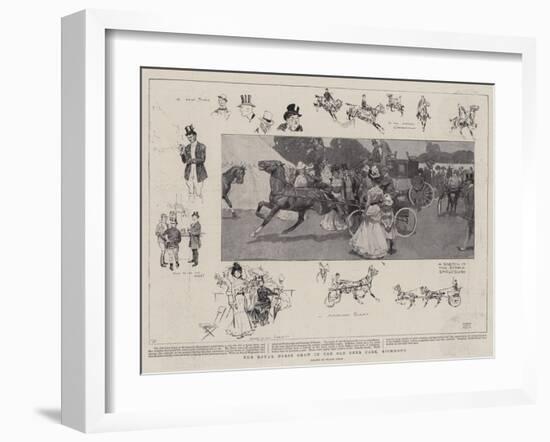 The Royal Horse Show in the Old Deer Park, Richmond-Frank Craig-Framed Giclee Print