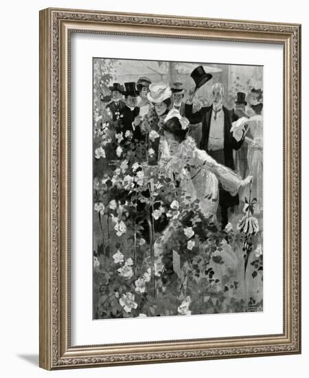 The Royal Horticultural Society's Show in the Temple Gardens-Frank Craig-Framed Giclee Print