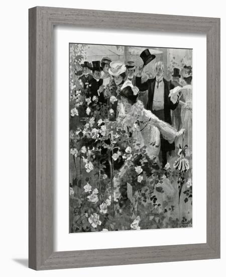 The Royal Horticultural Society's Show in the Temple Gardens-Frank Craig-Framed Giclee Print