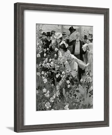 The Royal Horticultural Society's Show in the Temple Gardens-Frank Craig-Framed Giclee Print