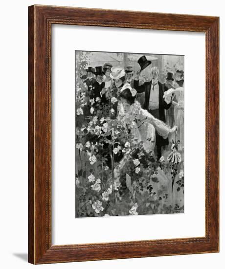 The Royal Horticultural Society's Show in the Temple Gardens-Frank Craig-Framed Giclee Print