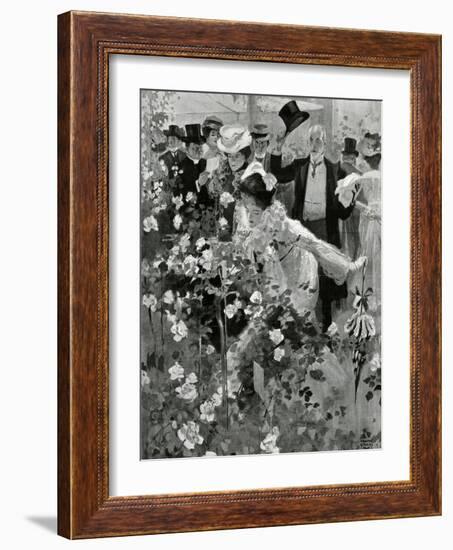 The Royal Horticultural Society's Show in the Temple Gardens-Frank Craig-Framed Giclee Print