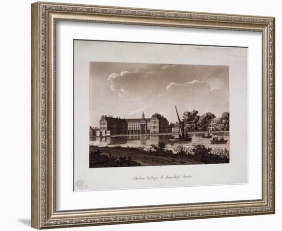 The Royal Hospital and Ranelagh House, Chelsea, London, C1800-null-Framed Giclee Print