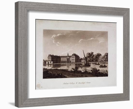 The Royal Hospital and Ranelagh House, Chelsea, London, C1800-null-Framed Giclee Print