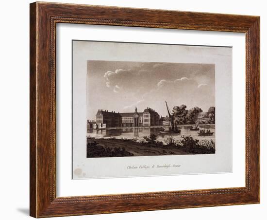 The Royal Hospital and Ranelagh House, Chelsea, London, C1800-null-Framed Giclee Print