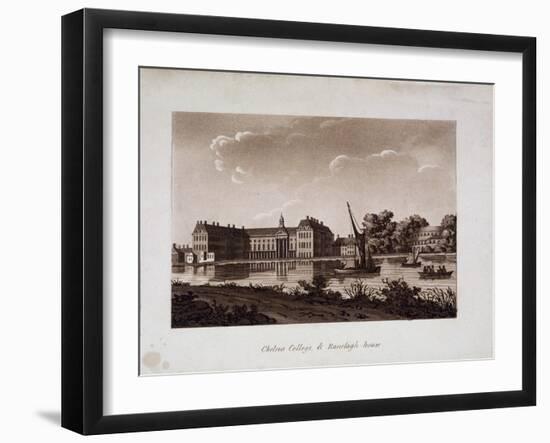 The Royal Hospital and Ranelagh House, Chelsea, London, C1800-null-Framed Giclee Print