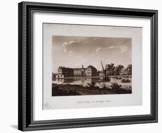 The Royal Hospital and Ranelagh House, Chelsea, London, C1800-null-Framed Giclee Print