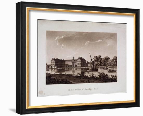 The Royal Hospital and Ranelagh House, Chelsea, London, C1800-null-Framed Giclee Print