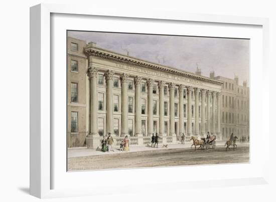 The Royal Institution of Great Britain, Albemarle Street, C.1838-Thomas Hosmer Shepherd-Framed Giclee Print