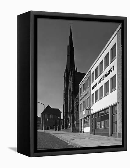 The Royal Insurance Building in Moorgate, Rotherham, South Yorkshire, 20 July 1962-Michael Walters-Framed Premier Image Canvas