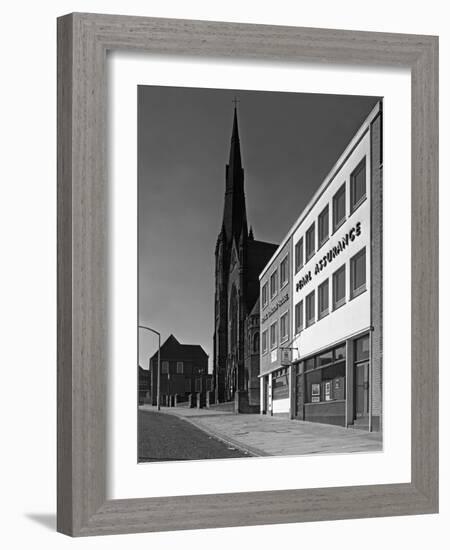 The Royal Insurance Building in Moorgate, Rotherham, South Yorkshire, 20 July 1962-Michael Walters-Framed Photographic Print