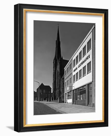 The Royal Insurance Building in Moorgate, Rotherham, South Yorkshire, 20 July 1962-Michael Walters-Framed Photographic Print