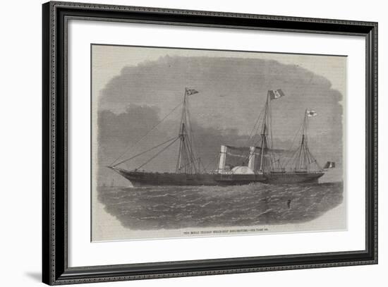 The Royal Italian Steam-Ship Esploratore-Edwin Weedon-Framed Giclee Print