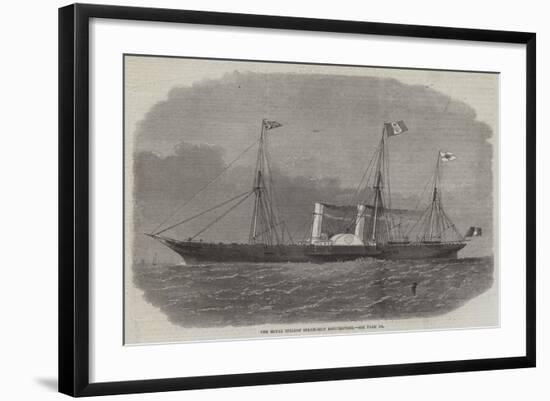 The Royal Italian Steam-Ship Esploratore-Edwin Weedon-Framed Giclee Print