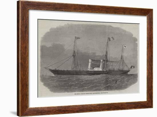 The Royal Italian Steam-Ship Esploratore-Edwin Weedon-Framed Giclee Print