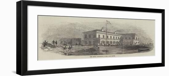 The Royal Kingstown Yacht Club House-null-Framed Giclee Print