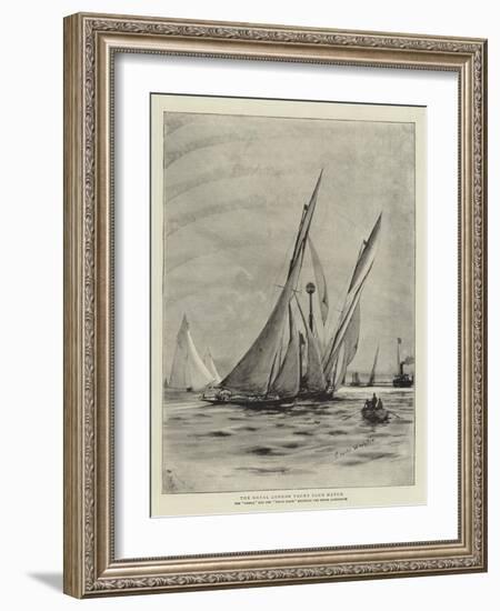 The Royal London Yacht Club Match-Charles William Wyllie-Framed Giclee Print