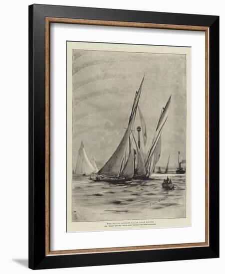 The Royal London Yacht Club Match-Charles William Wyllie-Framed Giclee Print