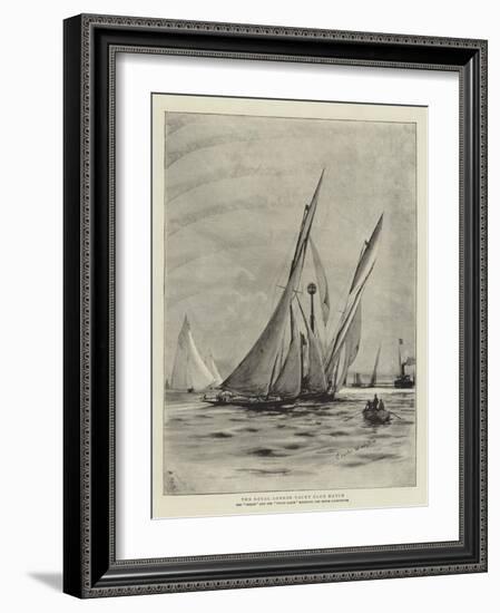 The Royal London Yacht Club Match-Charles William Wyllie-Framed Giclee Print