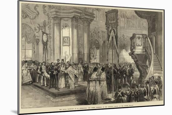 The Royal Marriage at St Petersburg-Arthur Hopkins-Mounted Giclee Print