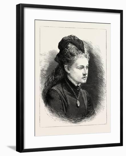 The Royal Marriage at Windsor: H.R.H. Baroness Von Pawel Rammingen-null-Framed Giclee Print