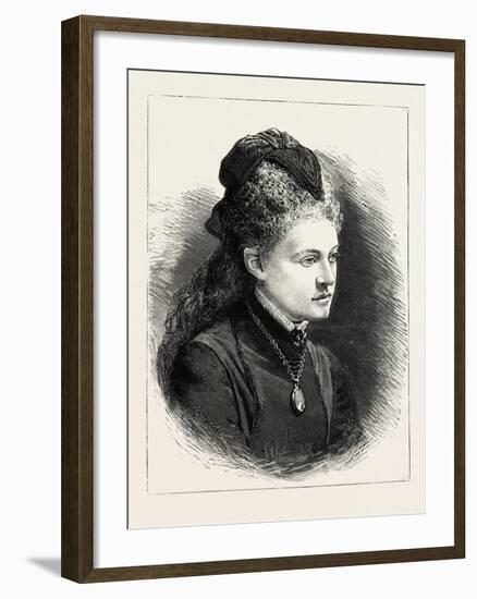 The Royal Marriage at Windsor: H.R.H. Baroness Von Pawel Rammingen-null-Framed Giclee Print