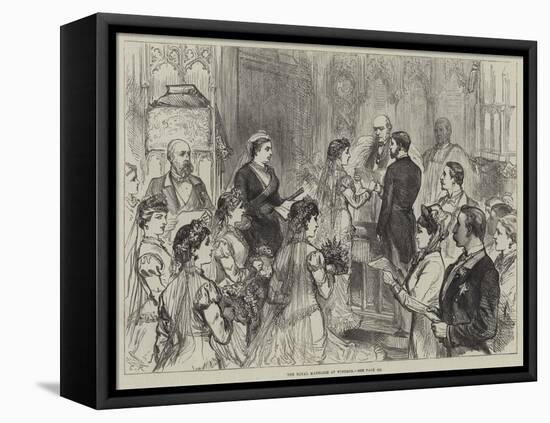 The Royal Marriage at Windsor-Charles Robinson-Framed Premier Image Canvas