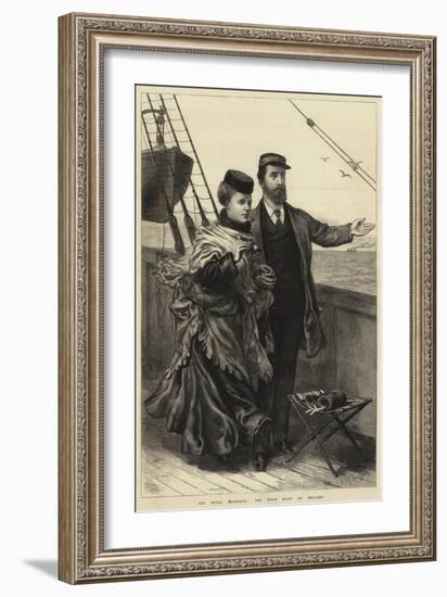 The Royal Marriage, the First Sight of England-Arthur Hopkins-Framed Giclee Print