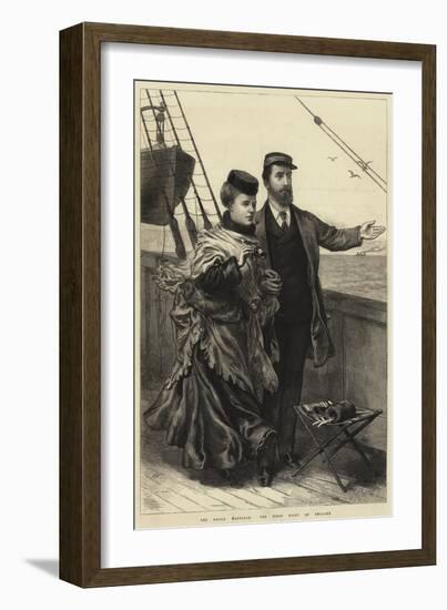 The Royal Marriage, the First Sight of England-Arthur Hopkins-Framed Giclee Print