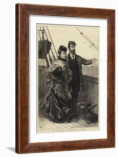 The Royal Marriage, the First Sight of England-Arthur Hopkins-Framed Giclee Print