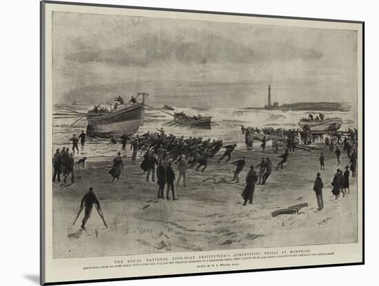 The Royal National Life-Boat Institution's Competitive Trials at Montrose-William Lionel Wyllie-Mounted Giclee Print