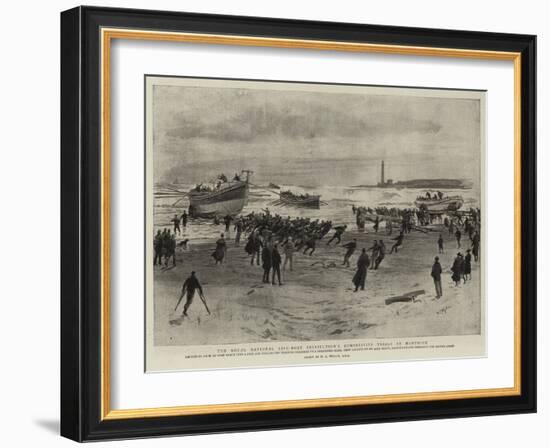 The Royal National Life-Boat Institution's Competitive Trials at Montrose-William Lionel Wyllie-Framed Giclee Print