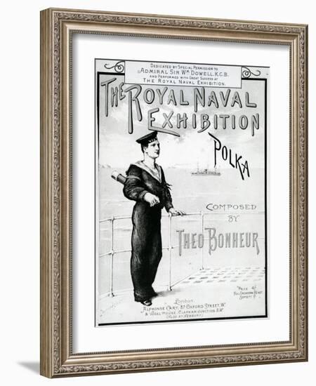 The Royal Naval Exhibition Polka-null-Framed Giclee Print