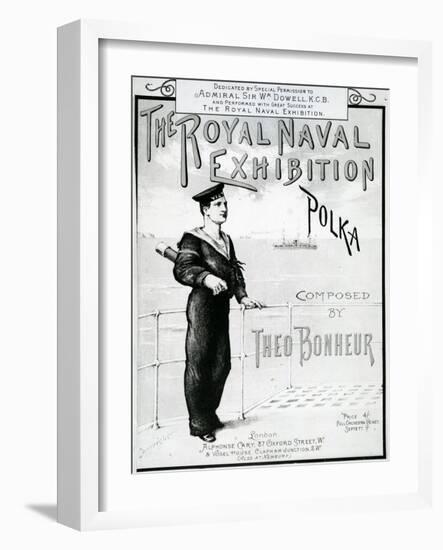 The Royal Naval Exhibition Polka-null-Framed Giclee Print