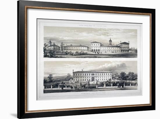 The Royal Naval School, Lewisham High Road, New Cross, Lewisham, London, C1870-null-Framed Giclee Print