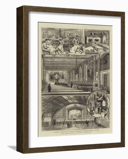 The Royal Naval Schools, Greenwich-null-Framed Giclee Print