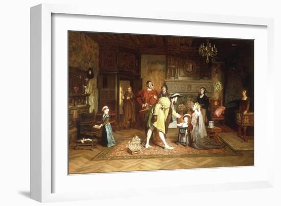 The Royal Nursery, 1538-Marcus Stone-Framed Giclee Print